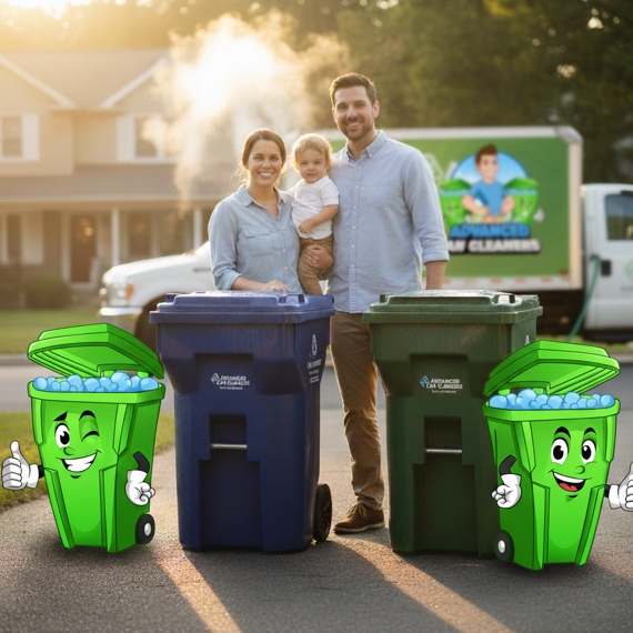 Advanced Can Cleaners serving an HOA community